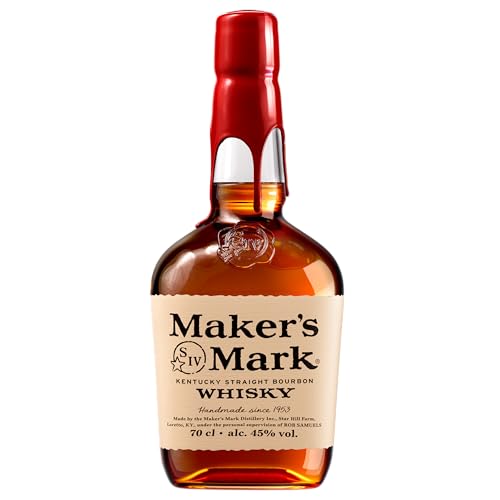Maker's Mark | handgemachter Kentucky Straight Bourbon Whisky | weicher und vollmundiger Geschmack | 45% Vol | 700ml Einzelflasche