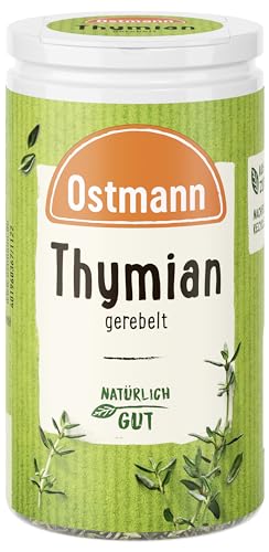 Ostmann Thymian gerebelt 15 g Thymian-Gewürz für viele Fleisch-, Fisch-, Pilz-, und Gemüsegerichte der mediterranen Küche, Menge: 1 Stück