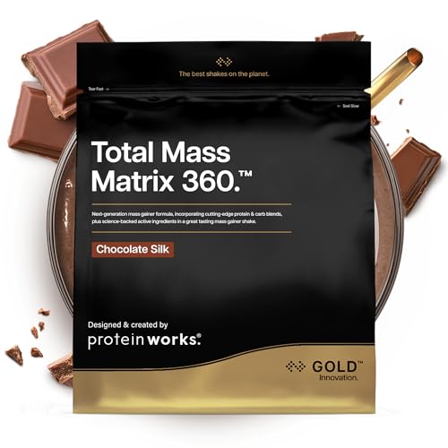 Protein Works | Total Mass Matrix 360 - Gold, Chocolate Silk, 2.12kg
