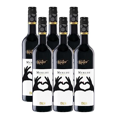 Feinkost Käfer Italien Merlot trocken (6 x 0.75 l)