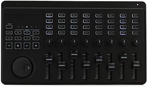 KORG NanoKONTROL - USB and Bluetooth Studio Mobile MIDI Controller