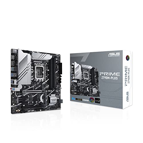 ASUS Prime Z790-P Gaming Mainboard Sockel Intel LGA1700 (ATX, PCIe 5.0, DDR5 Speicher, 3x M.2, HDMI, DisplayPort, Aura Sync)
