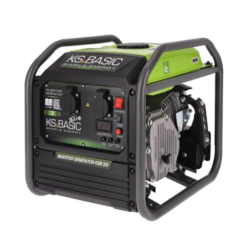 K&S BASIC 30i Inverter-Generator 3000W max. kompakter Stromerzeuger Benzin