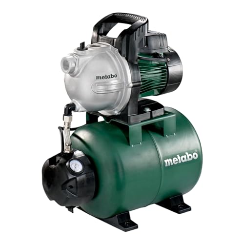 metabo Hauswasserwerk HWW 3300/25 G, 900 Watt Wasserpumpe, 3300 l/h, 4.5