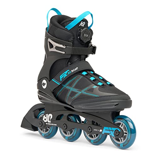 K2 30H0000 Inline Skates, Schwarz - Blau, EU: 43.5 (UK: 9 / US: 10)