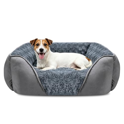 JOEJOY Hundebett Mittelgroße Hunde, Hundekorb Waschbar, 63x53x20cm