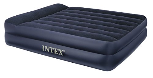 Intex Pillow Rest Raised Luftbett - Queen - 203 x 152 x 42 cm - Mit eingebaute elektrische Pumpe