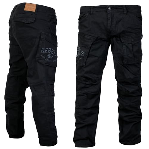 Yakuza Premium Herren Cargohose 3952 schwarz