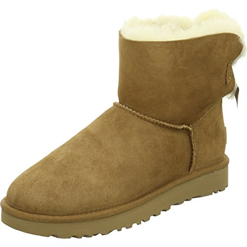 UGG Damen Mini Bailey Bow Ii Classic Boot, Chestnut, 41 EU