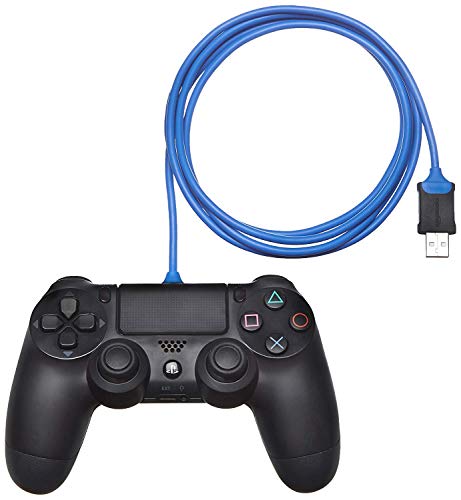 Amazon Basics Controller-Ladekabel für die PlayStation 4 Micro USB auf USB Type A, 1.82 m, Blau