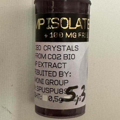 Isolat | 99% Reinheit | 3000/5000/10000 mg | Ideal zur Herstellung von Speisen, Getränke, Ölen, Salben, Liquid | vegan & vegetarisch | Nur aus zertifiziertem EU Saatgut gewonnen (10000 mg (10 gramm))