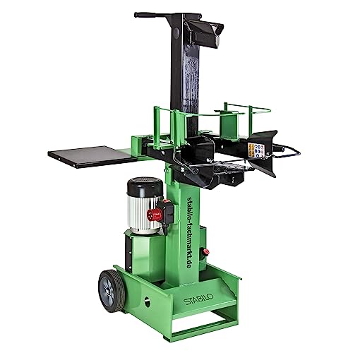 DEMA Elektro-Holzspalter 8 t – Stehend, Meterspalter, Hydraulikspalter, Brennholzspalter, Kaminholzspalter – 400 V, 3 kW, robust, kraftvoll, vielseitig – Garten, Werkstatt, Brennholz