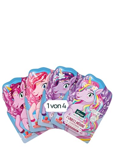 Kneipp naturkind Schaumbad Funkelmähne - Einhorn Badezusatz für Kinder mit Himbeerduft und pflegendem Jojobaöl - Magischer Pegasus Badespass für Kids - 40ml