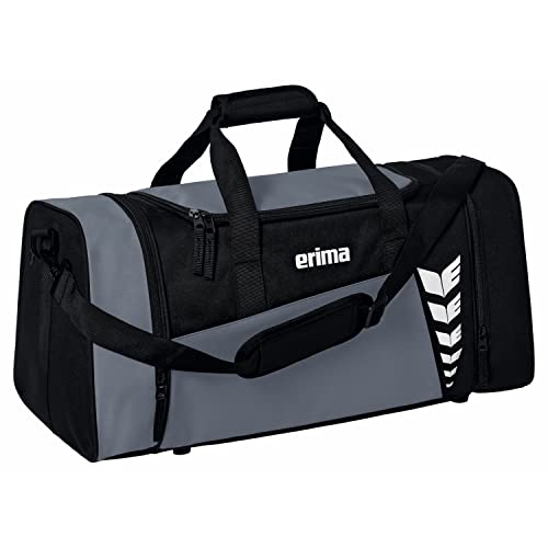 erima Sporttasche Six Wings Slate Grey/Schwarz M