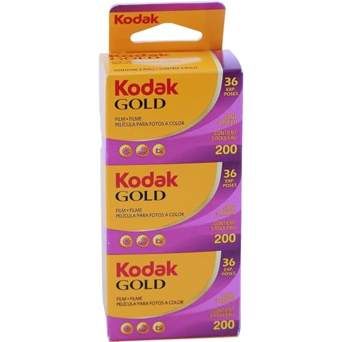 Kodak GB135-36 Gold 200 Folie, Vertikalverpackung, 3 Stück