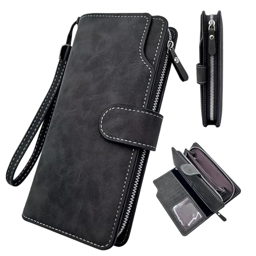 viiotu Kellner Geldbörse Bedienungsgeldbörsen Sets Unisex Kellnertasche Geldbeutel mit Mehreren Fächern Bedienungsgeldbeutel Leder Geldbörse Herren