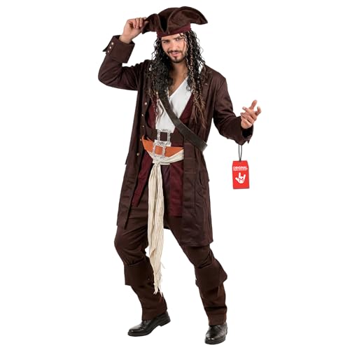 Fun Shack Piratenkostüm Herren, Piraten Kostüm Herren, Pirat Kostüm Mann, Faschingskostüme Männer, Karneval Kostum Männer, Karnevalskostüme, XL