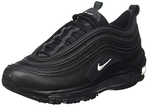 Nike Air Max 97 Niedrige Sportschuhe, Black White Anthracite, 38 EU