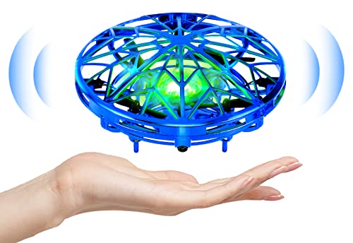 Kizmyee® UFO Mini Drohne für Kinder, Fliegender Ball Spielzeug Handsensor Quadcopter Infrarot Induktion Flying Ball, Indoor Outdoor Weihnachten Geburtstag Geschenke für Kinder 6 7 8 9 10+ Jahre
