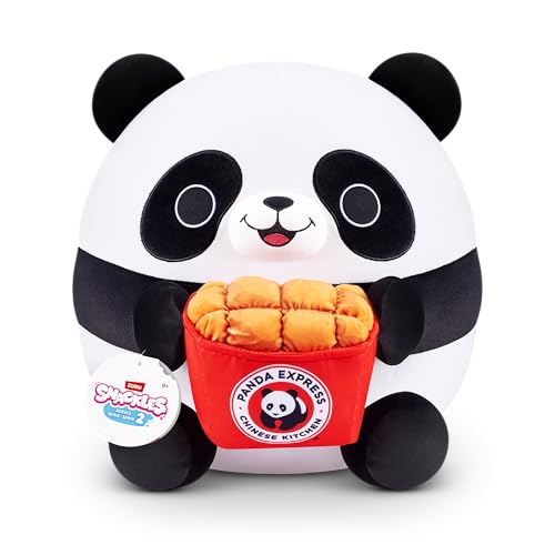 Snackles Serie 2 20 cm (Andy) von ZURU Kuschelig-weiches, beruhigendes, 20 cm großes Plüschspielzeug mit lizenziertem Snackmarken-Accessoire