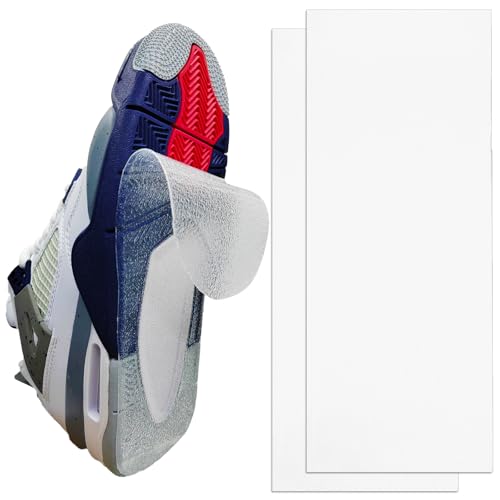 XQDALIN Sohlenschutz für Sneakers, transparent, rot, für Christian Louboutin, schmutzabweisend, kratzfest, kompatibel mit allen Sneakern und High Heels, 33 x 13 cm, 2 Stück
