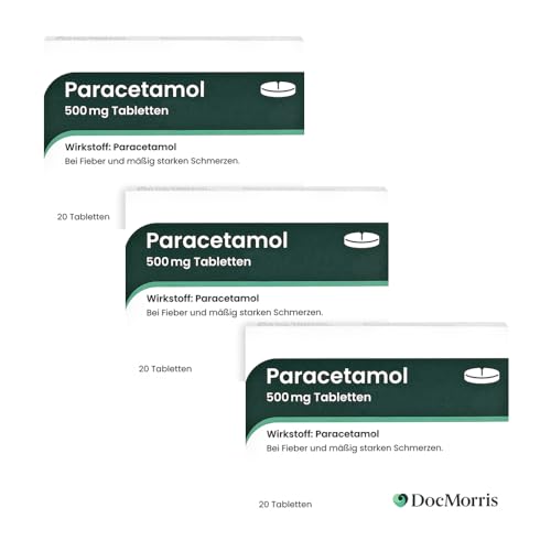 DocMorris Paracetamol 500 mg Tabletten 3 x 20 St