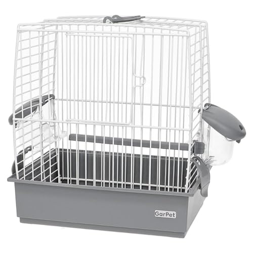 GarPet Vogelkäfig Transport Ausstellung Box Käfig mit Zubehör Wellensittich Weekend
