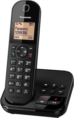 Panasonic KX-TGC420GB Telefon inkl. Anrufbeantworter, schwarz