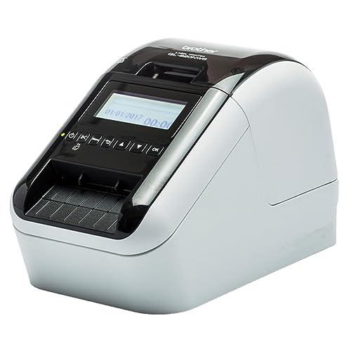 Brother QL-820NWBc - Professioneller Netzwerk-Etikettendrucker mit Bluetooth und Rot-Schwarz-Druck
