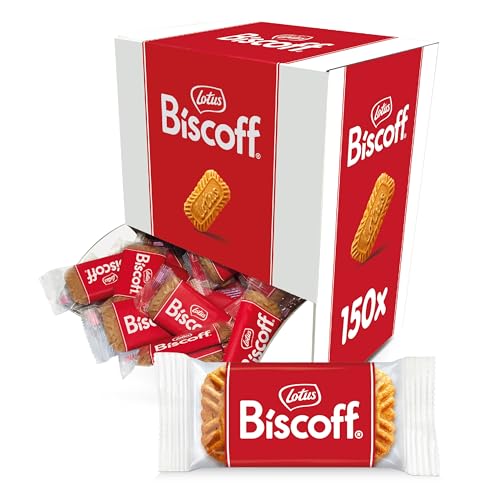 Lotus Biscoff | Karamellisierter Keks| 150 Einzeln Verpackte Kekse | Nur Natürliche Inhaltsstoffe | Vegan | 150x1 | 938g