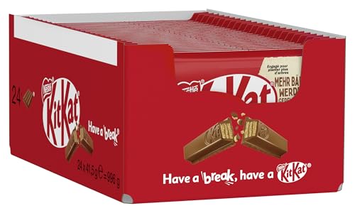 Nestlé KitKat Classic Schokoriegel, Knusper-Riegel mit Milchschokolade & knuspriger Waffel, 24er Pack (24x41,5g)
