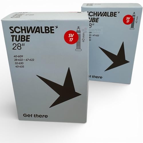 2X Schwalbe SV17 SV 17 Schlauch 28 x 1,2-1,75 28/47-622 OVP