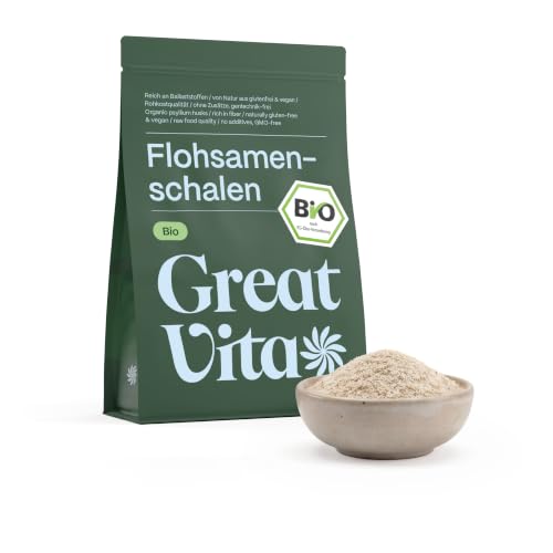 Flohsamenschalen geschrotet Bio 99% rein – 500g | Psyllium Husk, reich an Ballaststoffen für bewusste Ernährung & vielseitige Anwendung | EU-Bio zertifiziert – vegan & glutenfrei