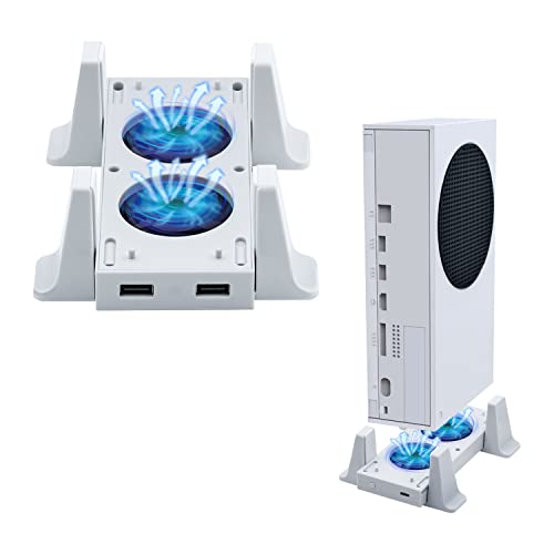 Mcbazel Lüfter für Xbox Series S, 4 Stufen 2300-3200 U/min, 2 USB