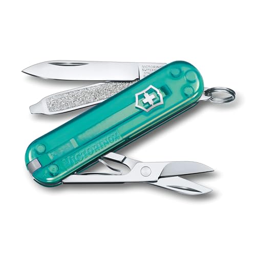 Victorinox Taschenmesser Classic SD - 7 Funktionen Multitool - 58 mm Blau
