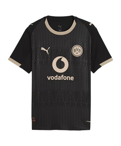 PUMA Borussia Dortmund e Erde Authentic Trikot 2025/2026 schwarz, XL Herren