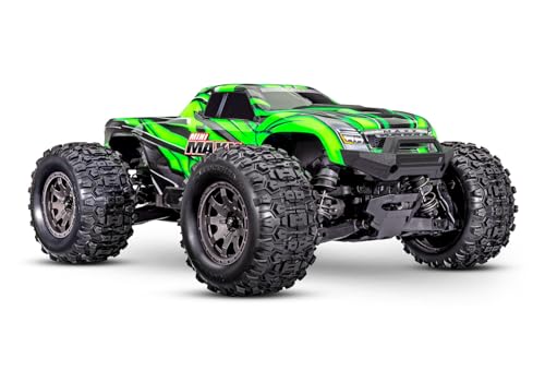 TRAXXAS Mini Maxx 4WD Brushless BL-2S RTR 1:12 Monster Truck grün mit Akku + 2A USB/C-Lader