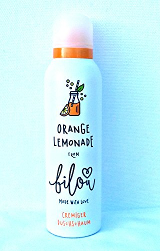 Bilou Orangen Lemonade/Orange Lemonade Cremiger Duschschaum Vegan 200 ml
