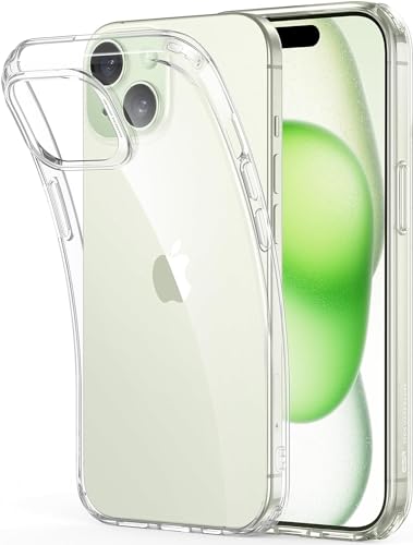 ESR für iPhone 15 Hülle, Originalgefühl, Transparent, Klar
