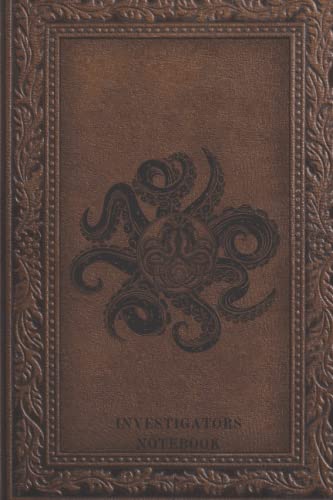 Investigator's Notebook: 100 Page Lined Notebook. Lovecraftian Horror Themed Journal