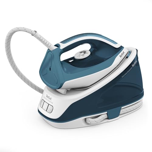 TEFAL Express Essential Dampfbügeleisen mit automatischer Abschaltung Grundplatte: Ceramic Xpress Glide 2200 W White/Turquoise
