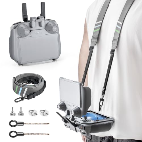 STARTRC Sonnenblende mit Gurt für DJI LITO X1/Mini 5/4/3 pro/Air 3S Zubehör, Joystick Bildschirmschutz für DJI RC 2, 3-in-1 Schutzhülle & Sun Hood kompatibel mit Mini 5 Pro/Avata 360/RC2 Zubehör