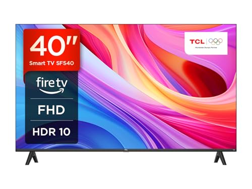 TCL 40SF540-40 Zoll FHD Smart Fernseher - HDR & HLG-Dolby Audio-DTS Virtual X/DTS-HD-Metall Randlos-Dual-Band WiFi 5-mit Fire OS 7 System