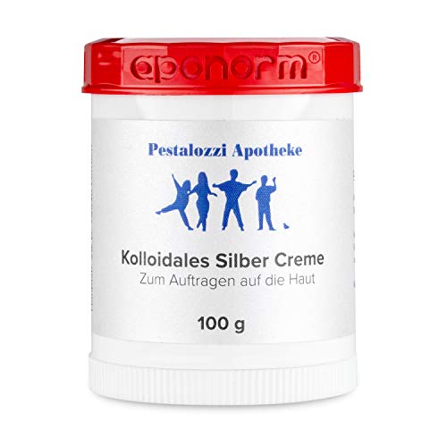 Pestalozzi Apotheke Kolloidales Silber Creme (100 g) aus Apotheken-Herstellung - hochwertige Qualität - bewährte Originalrezeptur Silbercreme Pestalozzi-Apotheke …