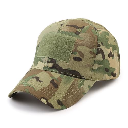 GYIOFAI Baseballmütze, Militärmützen, Camouflage-Mütze, Jagdmütze für Camping im Freien, Baseballmütze, Unisex, Tarnmütze, Militär, Camouflage Cap