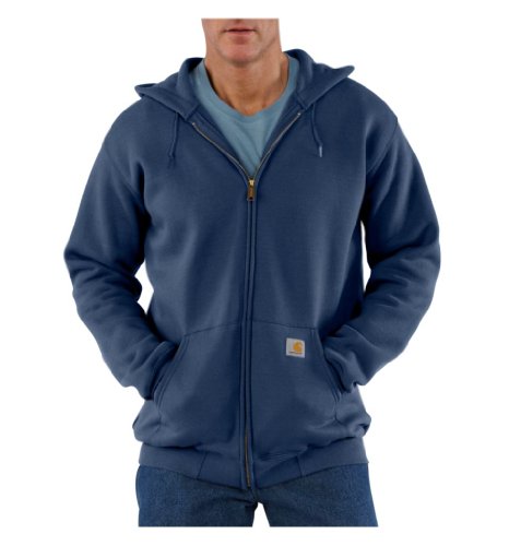 Carhartt Herren Zip Hooded Sweatshirt Sweatshirt, Marineblau Neu, M