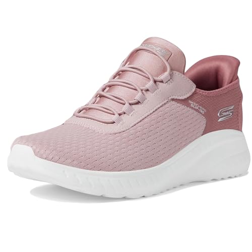 Skechers Damen, Freihändige Slip-ins – in Farbe BOBS Squad Chaos, Blush Mesh, 40 EU
