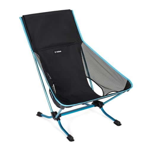 Helinox Strandkorb (re), verstaubare Outdoor-Möbel, Sommerurlaubssitz, leicht, faltbar, Komfort, Flache Füße verhindern das Einsinken im Sand, nachhaltige Materialien mit einem Gewicht von 1,7 kg