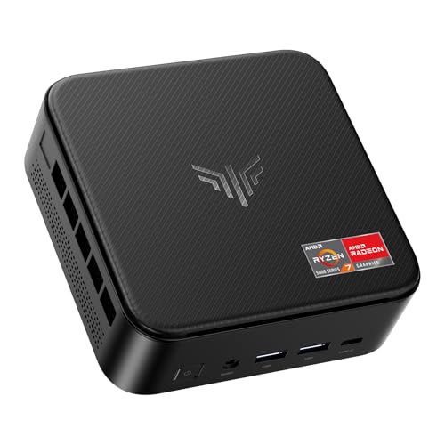 NiPoGi E3B Mini PC AMD Ryzen 5 7430U(Bis zu 4,3GHz) 16GB DDR4 512GB SSD mit Radeon RX Vega 7 Graphics Micro Desktop Computer Für Büro/Heimkino/Meeting/Business/Trip |WiFi 6|BT 5.2|USB3.2