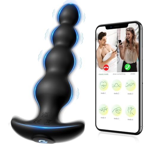 Analvibratoren Sexspielzueg Anal Vibrator Butt Plug- 14cm Analplug mit 9 Vibrationsmodi, wiederaufladbare Silikon prostata vibrator & G-Punkt-Vibrator, Adult Sex Toys für Männer Frauen Paare Vergnügen